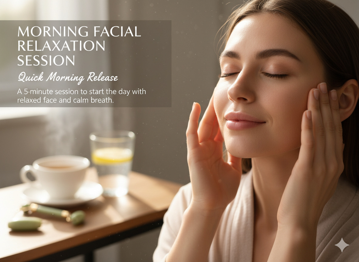 Morgenøkt for ansiktsavslapning